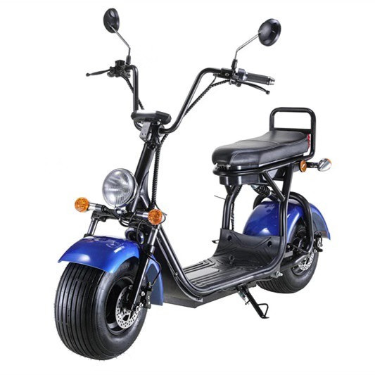 Wide Wheel Citycoco Electric Scooter EEC COC Max 70km/h S18