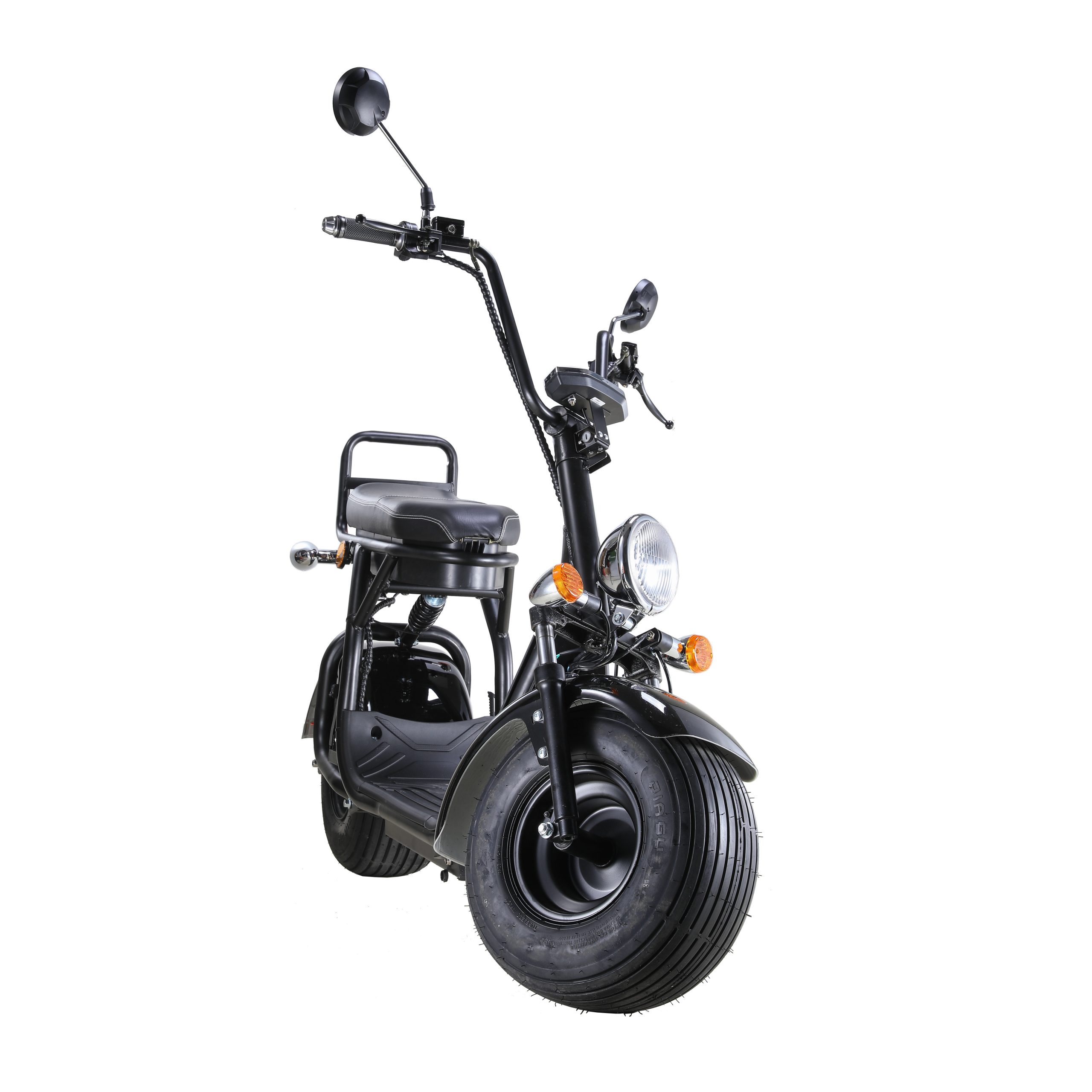 Wide Wheel Citycoco Electric Scooter EEC COC Max 70km/h S18