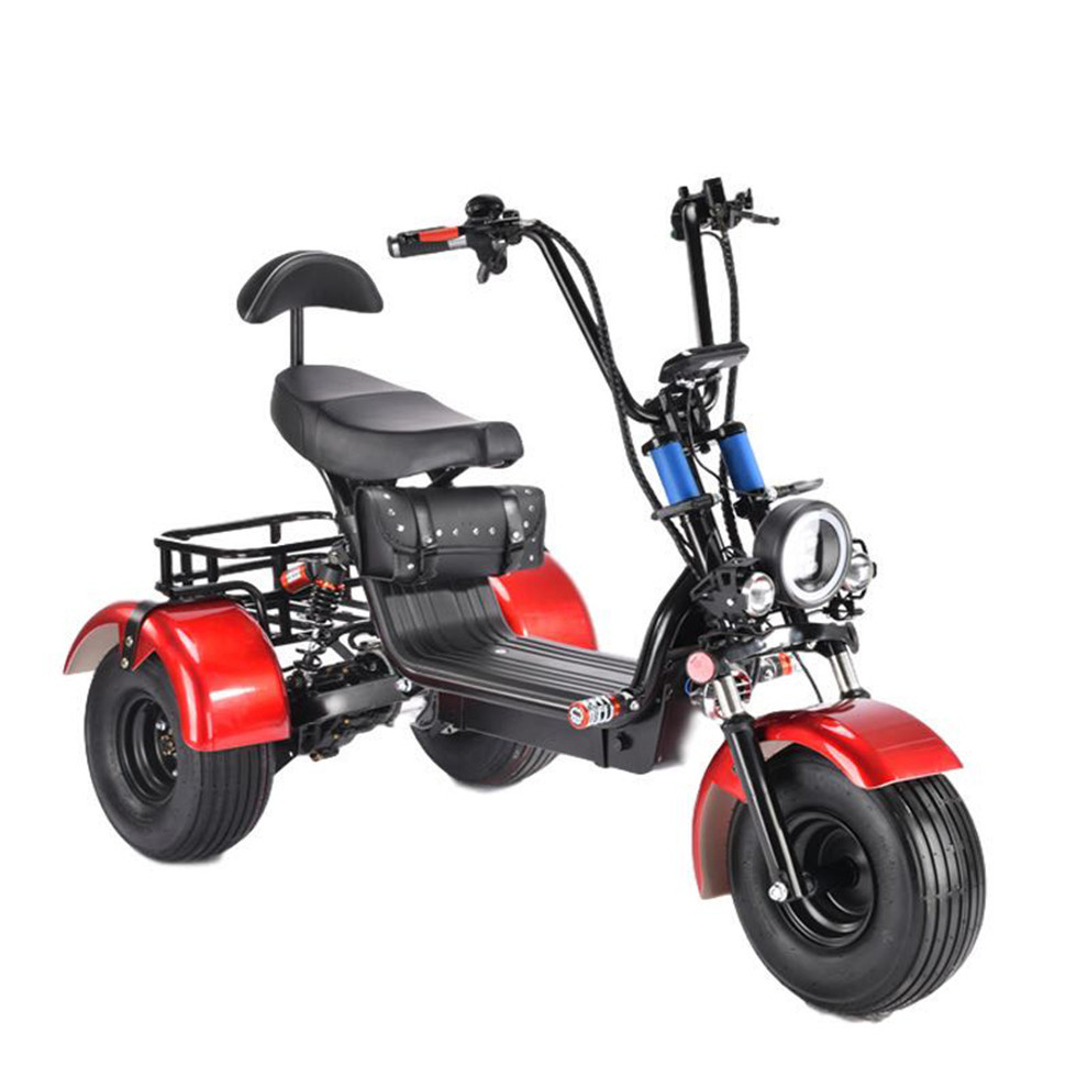 1000W High Speed Motorcycle Electric Motor Bike 45km/h With Three Wheels S23
