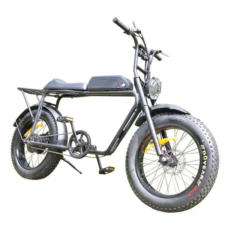 Harley Bike 03 Fat Tyre Electric Bike With 48V 10Ah Lithium Battery