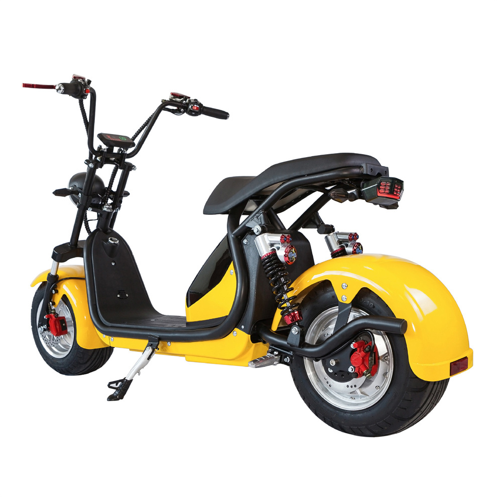2000W Eec Certificate Fat Tires Dual Batteries Citycoco Electric Scooter