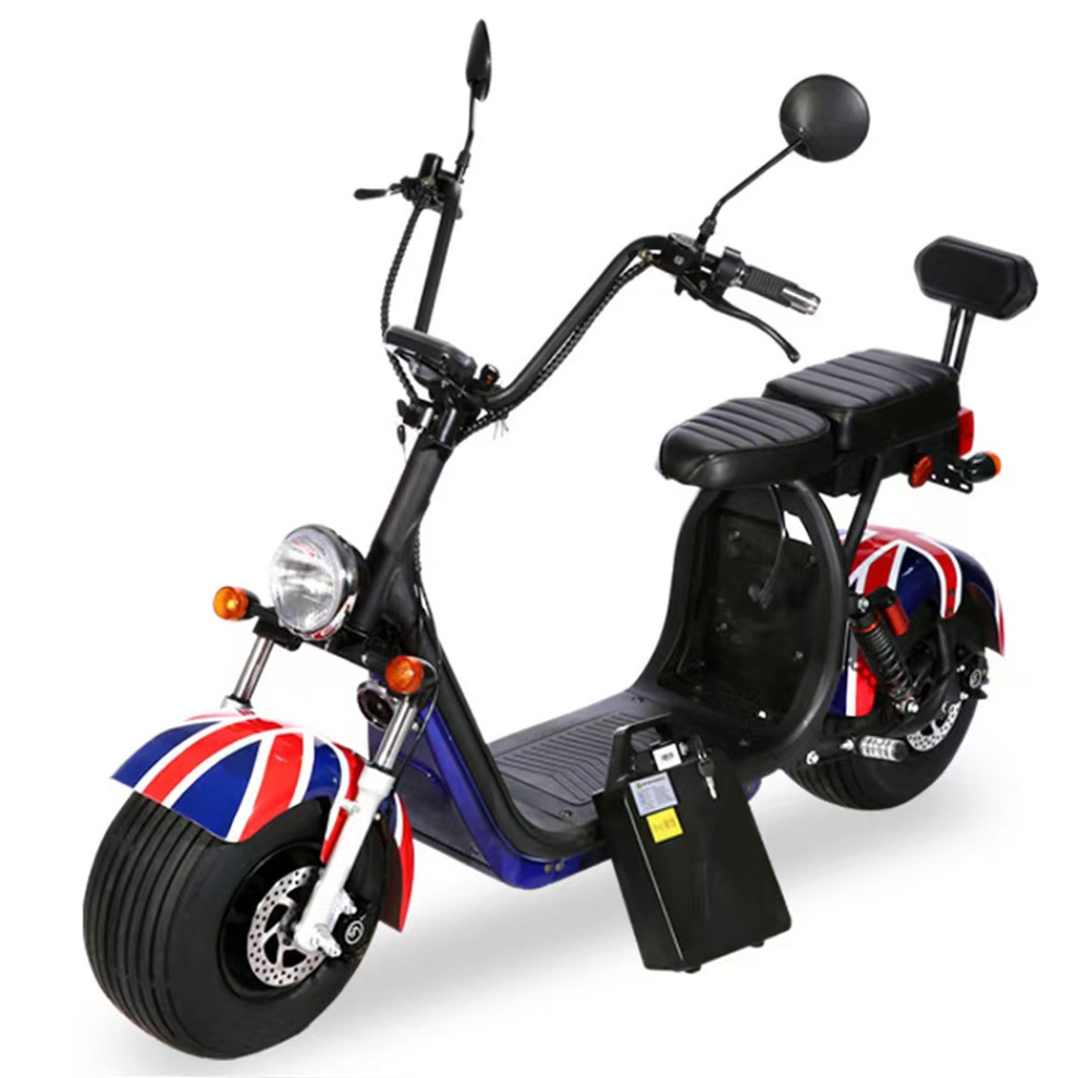60Vdouble 20AH Lithium Battery Citycoco Adult Electric Motorcycle Scooter