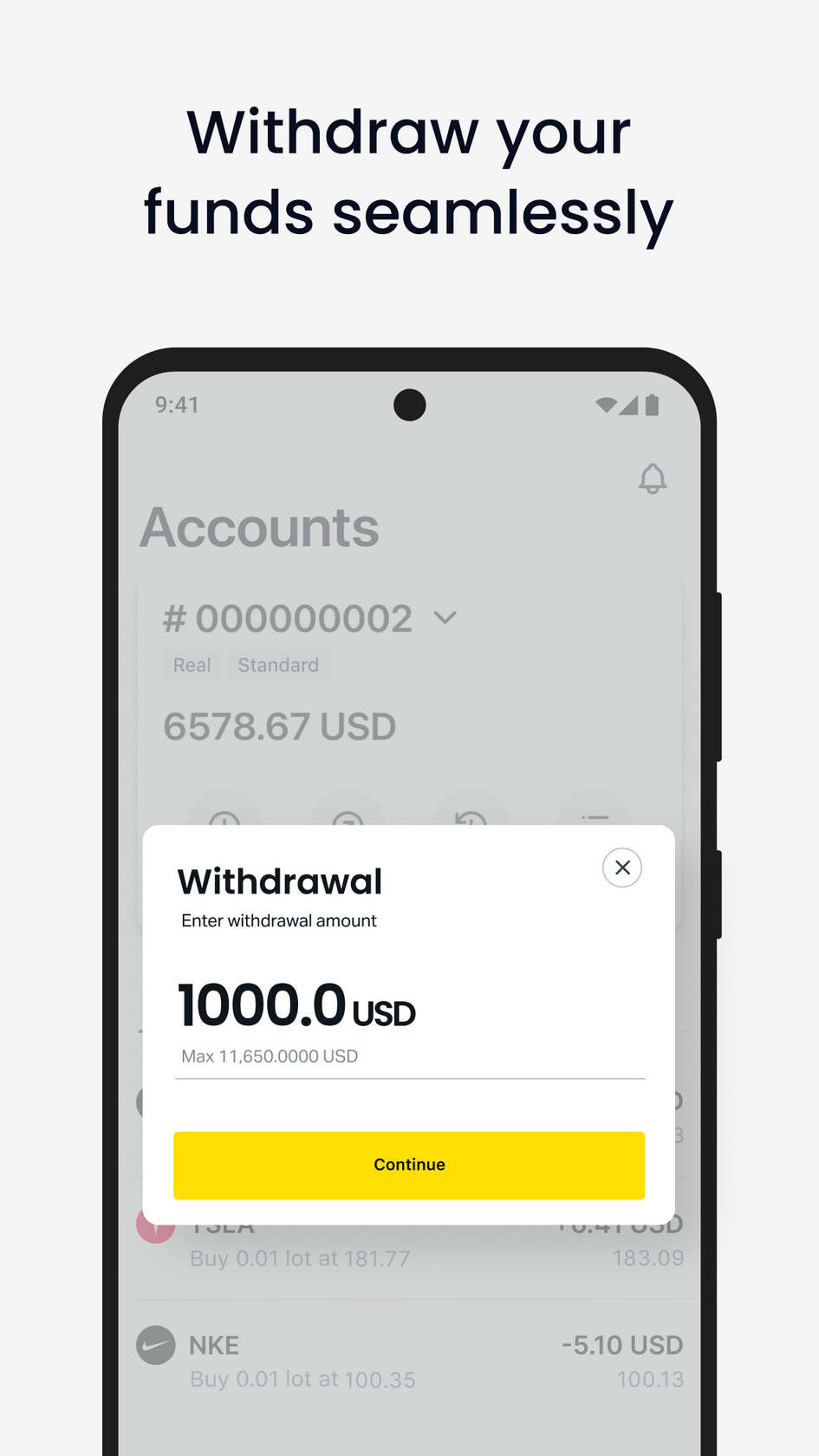 MetaTrader 5 untuk Android